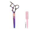 6.0 Inch Pink Hair Styling Scissor Professional Hairdressing Scissors Kit Hair Cutting Thinning Shears Barber Accessories For Hairdresser Hair Clipper Salon Hair Clips Japanese Steel ( Size : Thinning view 1