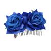 Abaodam Floral Hair Comb Accessory Rose Flower Headpiece for Women Long-lasting Combs for Party Wedding Bridal view 1