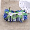 Abaodam Floral Hair Comb Accessory Rose Flower Headpiece for Women Long-lasting Combs for Party Wedding Bridal view 3