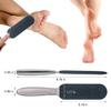 1 Pcs Professional Pedicure Foot File and Callus Remover for Hard Skin,Stainless Steel Foot Rasp File with 10 Free Refill Grits Replacement Pads with Two Sides Simple Bath Pedicure Salon Foot Scrubber view 2