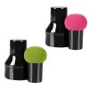 2 Pcs Makeup Sponges Makeup Sponges with Handles Cases Makeup Puffs for Foundation Creams and Powders (Mushroom A) view 1