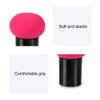 2 Pcs Makeup Sponges Makeup Sponges with Handles Cases Makeup Puffs for Foundation Creams and Powders (Mushroom A) view 3