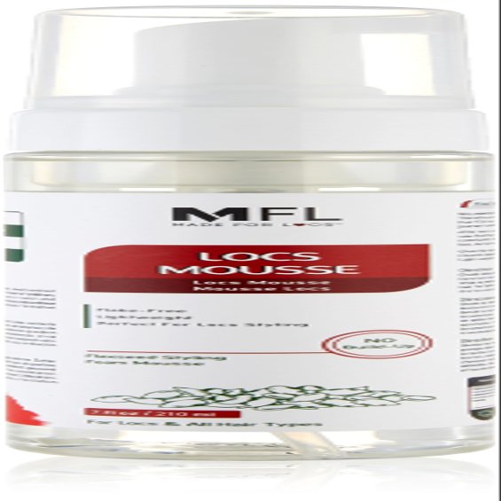 Locs Styling Flaxseed Mousse | Build-Up Free with No White Flakes- Non Sticky | 7 oz