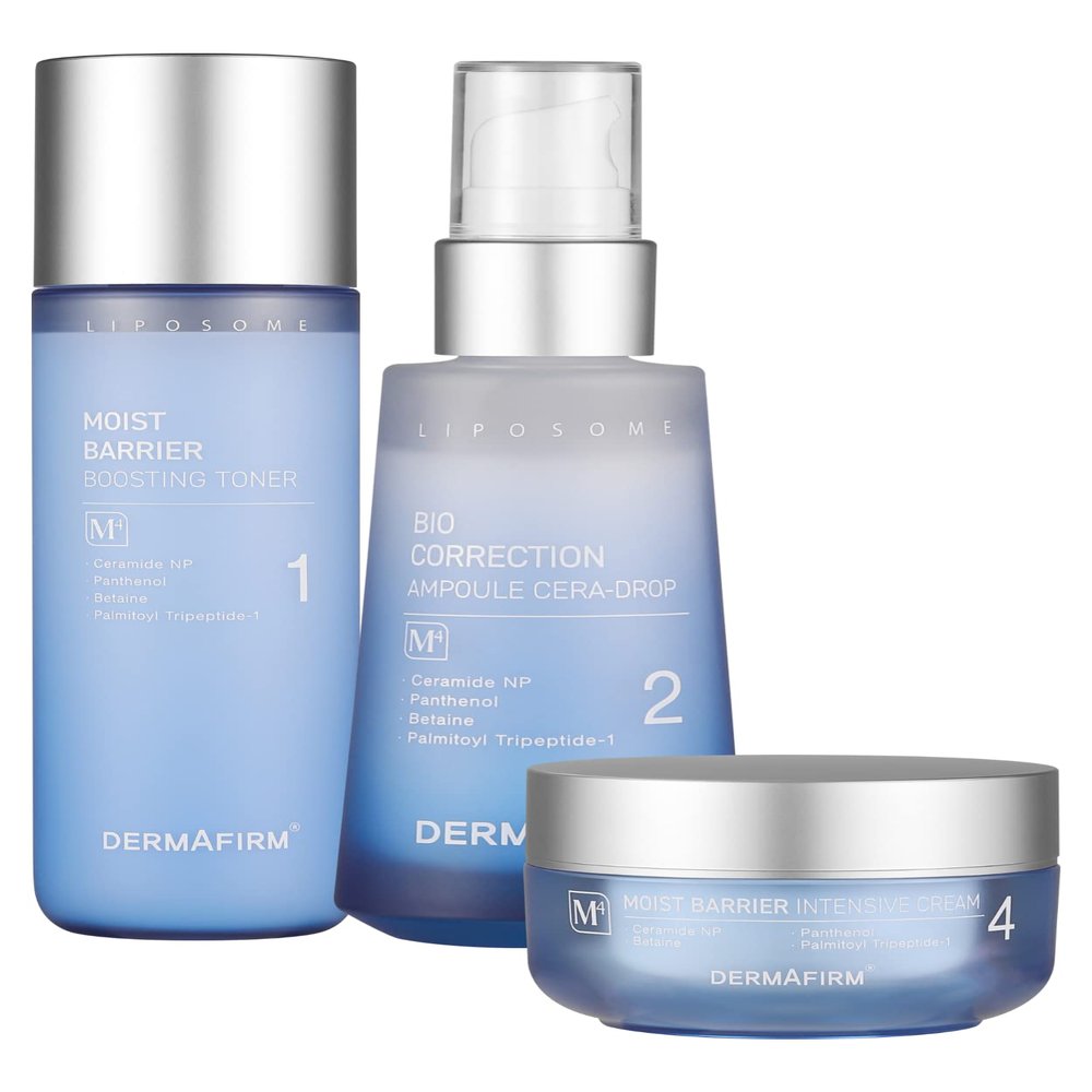 DERMAFIRM M4 Moist Barrier Toner, Ampoule, and Cream