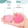 50-Count Compressed Facial Sponges for Estheticians Natural Cosmetic Spa Sponges for Facial Cleansing, Exfoliating Mask, Makeup Removal view 2