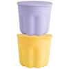 iplusmile 2sets Silicone Brush Cleaning Bowl Makeup Brush Cleaner Kit for Easy Rinsing Compact Design and Beauty Tools for Home and Travel view 1