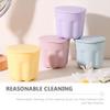 iplusmile 2sets Silicone Brush Cleaning Bowl Makeup Brush Cleaner Kit for Easy Rinsing Compact Design and Beauty Tools for Home and Travel view 3