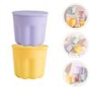 iplusmile 2sets Silicone Brush Cleaning Bowl Makeup Brush Cleaner Kit for Easy Rinsing Compact Design and Beauty Tools for Home and Travel view 4