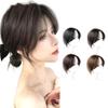 3D Eight-character Bangs,Middle-Part Bangs False Natural Synthetic Hairpiece Front Side Bangs Seamless Synthetic Hairpiece Fake Bangs(Natural Black) view 4