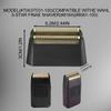 Professional 5 Star Series Finale Razor Replacement Foil and Bar Assembly compatible with wahl Foil 7043-100 Shave Replacement Head (black) view 2
