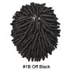 Afro Kinky Twist Crochet Braids Afro Toupee for Black Men All Poly Injected Real Human Hair Replacement System Curly Hairpieces Mens Toupee 8X10" Hair Unit (6 inch - 6mm wave, #1B Off Black/Natural Black) view 2