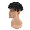 Afro Kinky Twist Crochet Braids Afro Toupee for Black Men All Poly Injected Real Human Hair Replacement System Curly Hairpieces Mens Toupee 8X10" Hair Unit (6 inch - 6mm wave, #1B Off Black/Natural Black) view 4