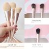 12 PCs makeup brush set soft animal hair corn silk repair eye shadow face powder blush concealer brush view 2