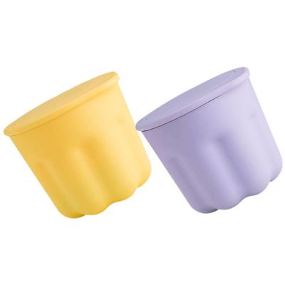 ULTECHNOVO 2sets Makeup Brush Cleaning Bowl Silicone Makeup Brush Cleaner Kit for Easy and Cosmetic Tool Cleaning Includes Colors