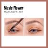 Music Flower Eyeliner Pen,Waterproof liquid Eyeliner with Precision Tip,Metallic Shimmer Color Eyeliners Smudge-Resistant Long wearing (Light brown) view 4