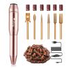 Alety Electric Nail Drill Kit - Portable File for Acrylic Gel Nails, Professional Machine Efile Manicure Pedicure Tools With Gold Drill Bits for Home Salon Use view 1