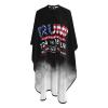 55" x 66" Donald Trump 2024 The Return Make Liberals Cry Again American Flag Trump Lovers Gifts Gifts Barber Cape Salon Hair Cutting Cape Haircut Cape with Adjustable Elastic Neckline view 4