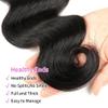 10A Body Wave 1 Bundles (20Inch) Single Human Hair Bundles 100% Unprocessed Virgin Human Hair Brazilian Body Wave One Bundles Human Hair 1B Natural Black view 3