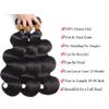 10A Body Wave 1 Bundles (20Inch) Single Human Hair Bundles 100% Unprocessed Virgin Human Hair Brazilian Body Wave One Bundles Human Hair 1B Natural Black view 4