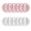 Sibba 12 PCS Blush Loose Powder Puff Face Setting Body Makeup Soft Velour Sponge Cosmetic Blender Make Up Mini Portable Finger Applicator Holder Small Fluffy Highlighter Facial Cosmetic Cushion view 2