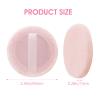Sibba 12 PCS Blush Loose Powder Puff Face Setting Body Makeup Soft Velour Sponge Cosmetic Blender Make Up Mini Portable Finger Applicator Holder Small Fluffy Highlighter Facial Cosmetic Cushion view 4