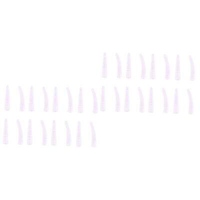 Beavorty 2sets Eyelash Tweezers Protective Caps Silicone Sleeve Hard Plastic Covers for Tweezers for Safe Storage and Use Beauty Schools Home and Professional Settings