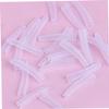 Beavorty 2sets Eyelash Tweezers Protective Caps Silicone Sleeve Hard Plastic Covers for Tweezers for Safe Storage and Use Beauty Schools Home and Professional Settings view 4