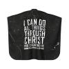 55" x 66" Philippians 4:13 Bible Verse Christian Gifts Faith Religious Gifts for Women Gifts Hair Stylist Cape - Barber Cape Salon Cape with Adjustable Neck Size Styling Hairdresser Haircut Apron view 2