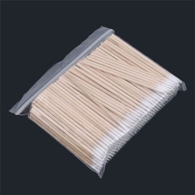 MYXP 300 Pcs Long Cotton Swabs with Wooden Handles Cotton Tipped Applicator, Cleaning with Wood Handle for Oil Makeup Gun Applicators, Eye Ears Eyeshadow Brush and Remover Tool 2.75inches
