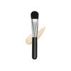 Facial Mask Application Brush, Black+Silver Soft Man-made Fiber Brush Head Cosmetic Tool for Body Lotion, Mud, Clay, Charcoal Mixed Mask view 1
