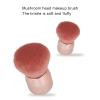 Portable Loose Powder Brush, Mushroom Shape Cosmetic Blush Brush with Comfortable Handle, Skin Friendly Makeup Tool for Beginners, Suitable for Professional Salon or Home Use view 2
