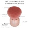 Portable Loose Powder Brush, Mushroom Shape Cosmetic Blush Brush with Comfortable Handle, Skin Friendly Makeup Tool for Beginners, Suitable for Professional Salon or Home Use view 3