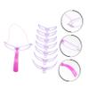Beavorty Set 8 Three-dimensional Eyebrow Card Makeup Stamp Eyebrow Tools Eye Brow Pencils for Women Eyebrow Tracer Eyebrow DIY Makeup Tools Eyebrow Template Shaper Eyebrow Makeup Stencil 3d view 4