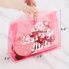 ICoDeesse 7 Pcs Let's Go Girls Bachelorette Makeup Bags Retro Disco Cowgirl Recovery Kit Bags Girls Trip Holographic Cosmetic Bags with Zipper Gift Bags for Women view 3