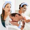 ATROCH Puffy Spa Headband & Wristband Set  Sponge Makeup & Skincare Headband for Washing Face, Cute Present for Teenage Girls, Teen Girl Gifts, and Self-Care Essentials for Women view 2