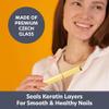 BONA FIDE BEAUTY Crystal Glass Nail File (Sunset Color) and Czech Glass Cuticle Pusher for Natural Nails - Premium Manicure Tools Bundle view 3
