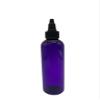 Natural Farms 4 oz Plastic Purple Cosmo BPA FREE Bottles - 12 Pack Empty Refillable Containers - Essential Oils - Hair - Aromatherapy - Black Twist Open/Close Cap - Made in the USA view 2