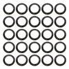 50pcs Wax Machine Ring Waxing Rings Wax Heater Warmer Collar Replacement Double Paper Hair Removal Clean Paper Lining view 1