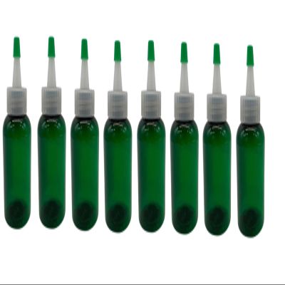 2 oz Green Boston Bottles - 8 Pack Natural Yorker Cap with green tip