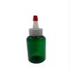 2 oz Green Boston Bottles - 8 Pack Natural Yorker Cap with red tip view 2