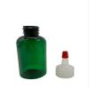2 oz Green Boston Bottles - 8 Pack Natural Yorker Cap with red tip view 3