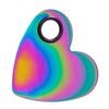 FOMIYES 1 Set Heart Shape Nail Makeup Palette Mixing Spatula Smooth Surface for Easy Cleaning view 1