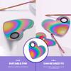 FOMIYES 1 Set Heart Shape Nail Makeup Palette Mixing Spatula Smooth Surface for Easy Cleaning view 2