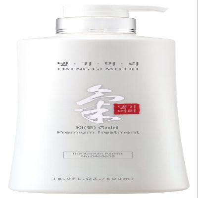 Daeng Gi Meo Ri- Ki Gold Premium Treatment, Effectively Moisture to Dry and Rough Hair 16.9 Fl Oz