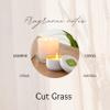 FIELD FLEUR Cut Grass 15oz Hand Cream. Enriched with Vitamin E, Aloe, Nourish and Protect the Skin. Notes of clover & green grass & finishes with fresh-cut wisteria & jasmine. Made in the USA view 3
