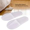Mokernali 50 Pairs Disposable Slippers - Portable, Non-Slip, Closed Toe Spa Slippers in White for Women & Men view 3