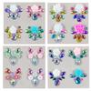 16 Clors Rainbow 3D Rhinestone Crystal Tattoo Sticker Eyebrow drill Glitter Eyeliner Eyebrow Makeup Face Eyes Diamond Temporary Tattoo for Women Festival Accessory DIY Decorations view 1