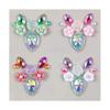 16 Clors Rainbow 3D Rhinestone Crystal Tattoo Sticker Eyebrow drill Glitter Eyeliner Eyebrow Makeup Face Eyes Diamond Temporary Tattoo for Women Festival Accessory DIY Decorations view 4