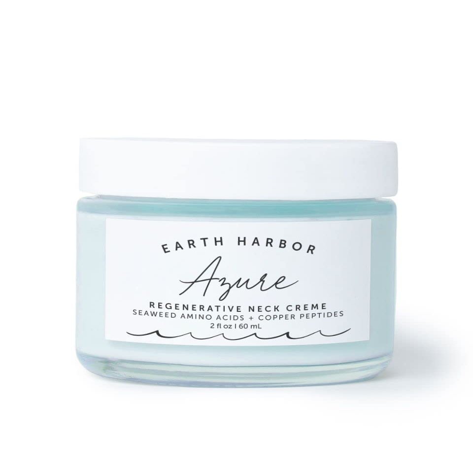 Earth Harbor AZURE Regenerative Neck Crme | Smooth Neck | Face Water Cream | 2 fl oz