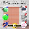 3 Pieces African Bath Sponge African Net Long Net Bath Sponge Exfoliating Shower Body Scrubber Back Scrubber Skin Smoother,Great for Daily Use (BlackBlueBrown) view 2